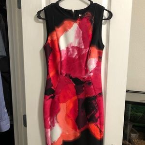 Calvin Klein - Floral Print - Sheath Dress - Size2